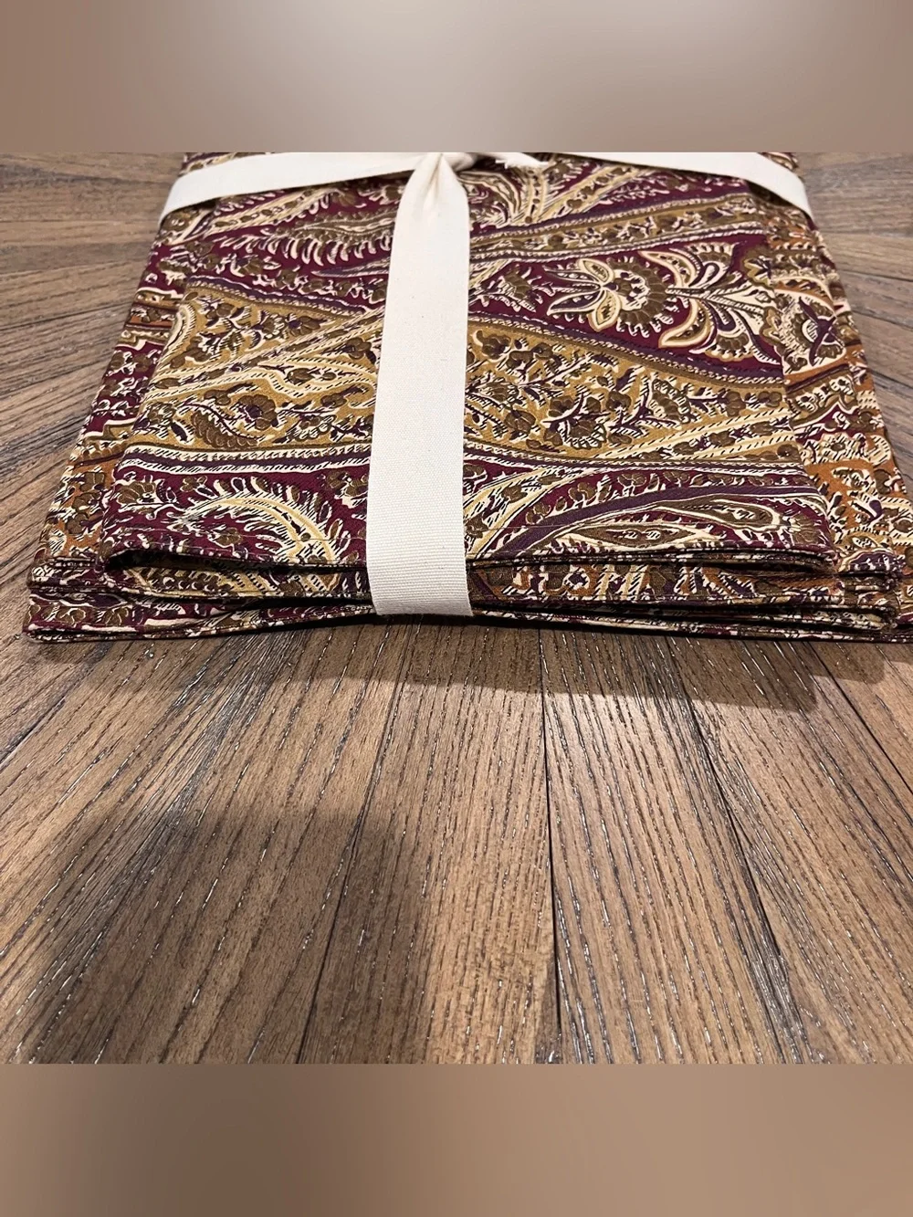 NWT Williams Sonoma Aurora Paisley Set Of 4 Placemats Rectangular 100% Cotton